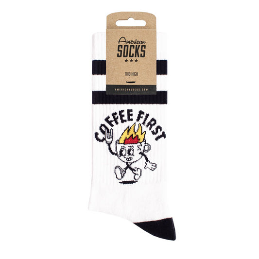 American Socks Coffee First Mid High socks - product image