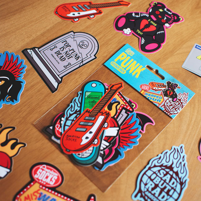 American Socks Pop-Punk Sticker Pack - product image