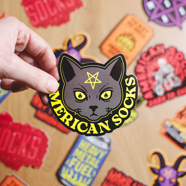 American Socks Metal Sticker Pack - product image 2