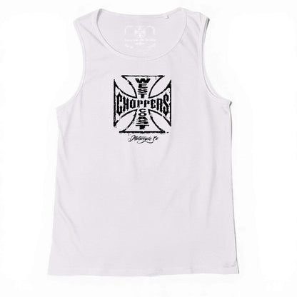 WCC Worn Cross Tanktop White