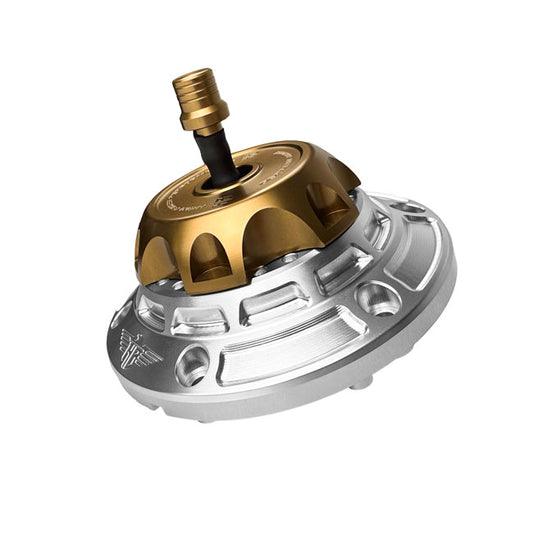 HeinzBikes, 'Performance' Vented Gas Cap Set. Silver/Bronze