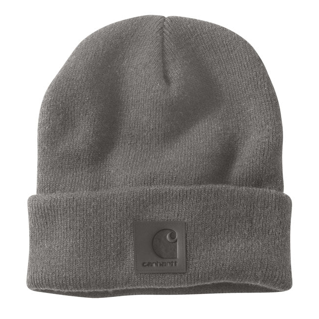 Carhartt Leatherette Watch Cap Beanie Mud Gray