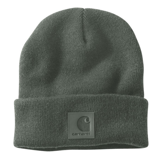 Carhartt Leatherette Watch Cap Beanie Forestry Green