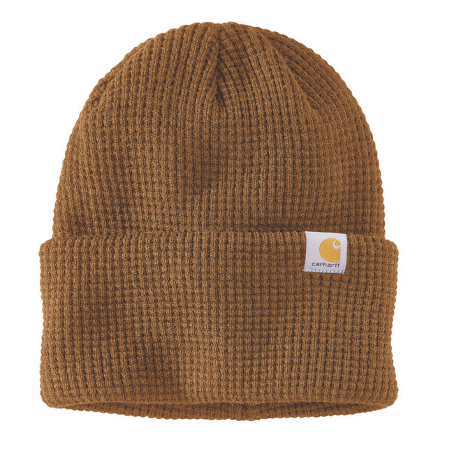 Carhartt Waffle Cuffed Beanie Carhartt Brown