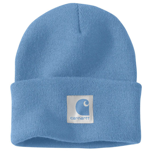 Carhartt Satin Lined Cuffed Beanie Workwear Blue