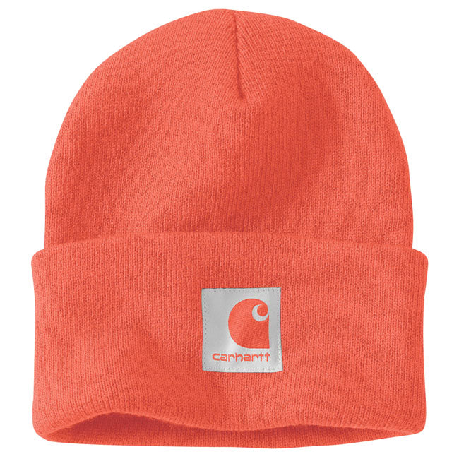 Carhartt Satin Lined Cuffed Beanie Power Orange