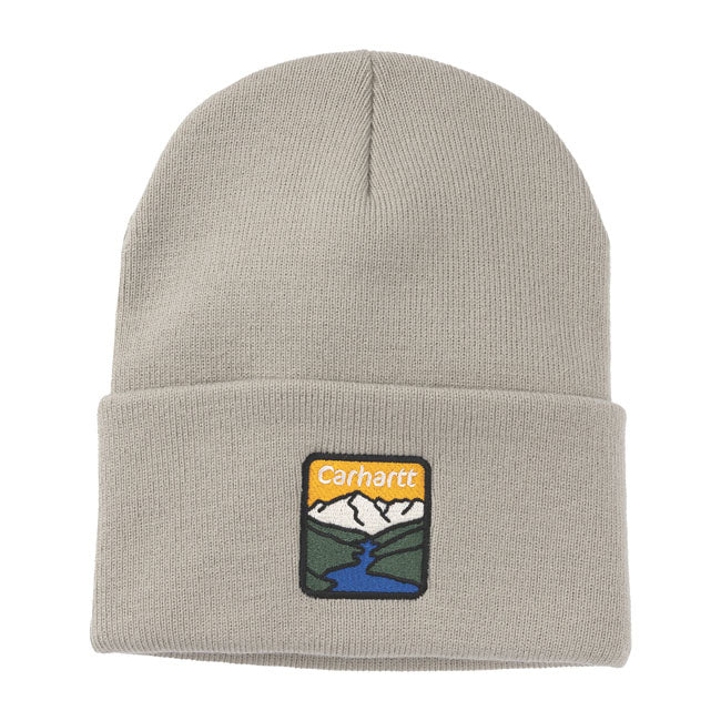 Carhartt River Cuffed Beanie Gray Dunes