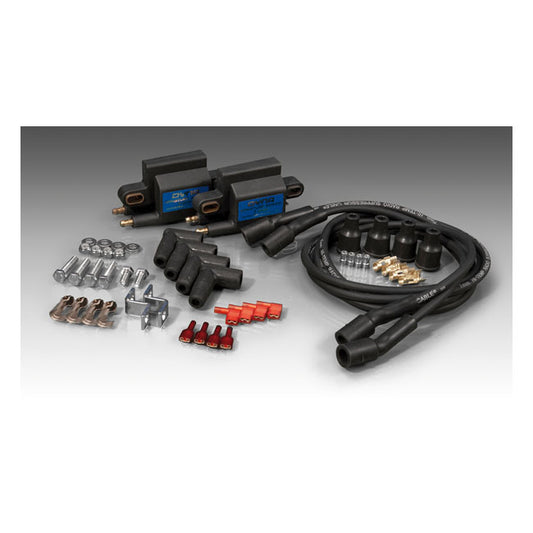 Dyna 3 Ohm Mini Coils, Single Plug/output. Black