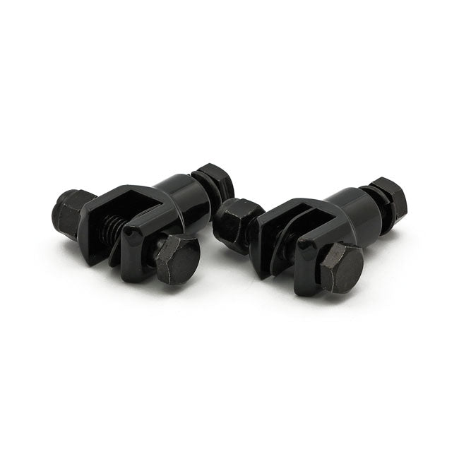 Passenger Foot Peg Stud Assembly. 3/8", Black