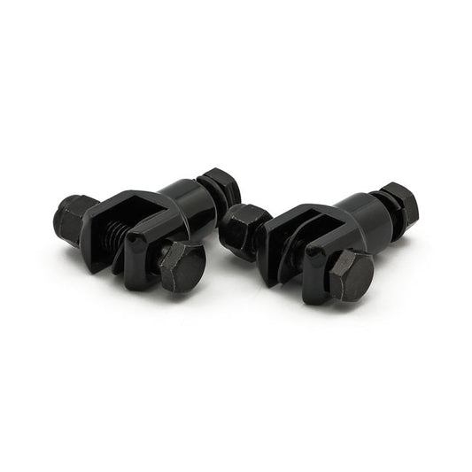 Passenger Foot Peg Stud Assembly. 3/8", Black