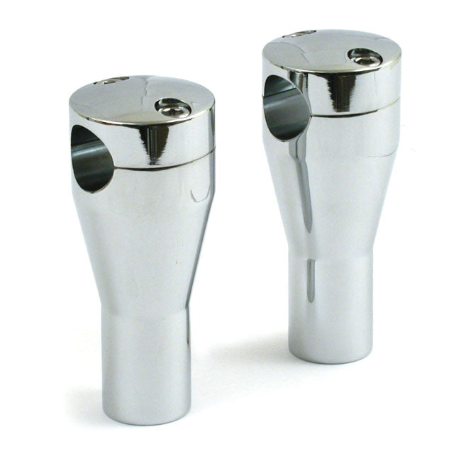 Panhead Style Risers. Chrome, 4" Rise