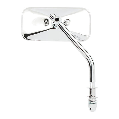 Small Rectangular Mirror. Short Stem, Chrome