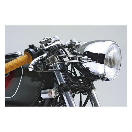 Daytona, Vintage 5-3/4" Headlamp. Chrome