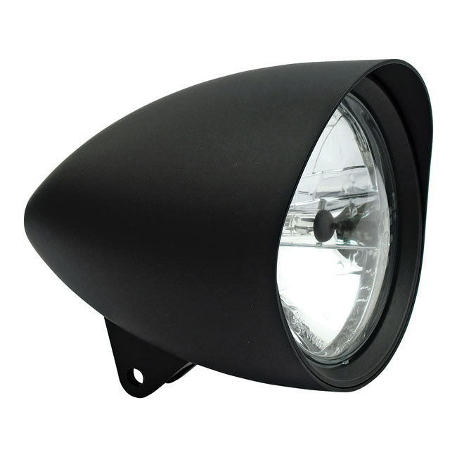 Smoothie 5-3/4" Headlamp with Round Visor. Black