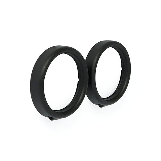 Recessed Trim Rings. Turn Signals. Black Wrinkle