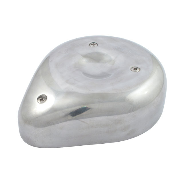 Teardrop Air Cleaner Assembly. Polished Aluminium