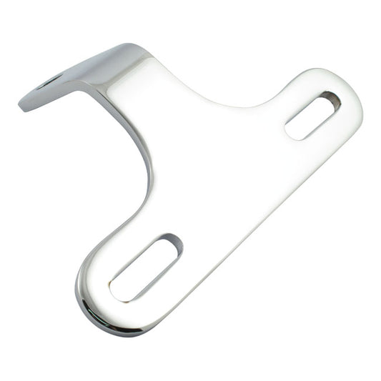 Custom Headlamp Bracket, Slotted. Chrome
