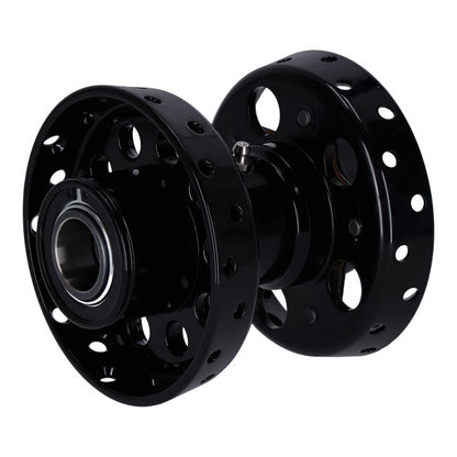 Custom Star Hub, for OEM Axle. Black with Chrome Star