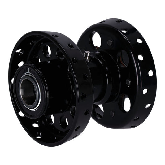 Custom Star Hub, for OEM Axle. Black with Chrome Star