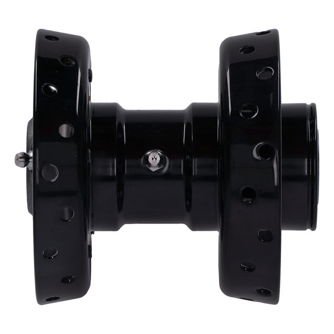 Custom Star Hub, for OEM Axle. Black with Chrome Star
