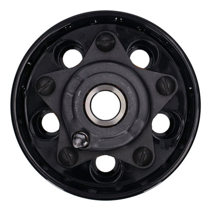 Custom Star Hub, for OEM Axle. Black with Chrome Star