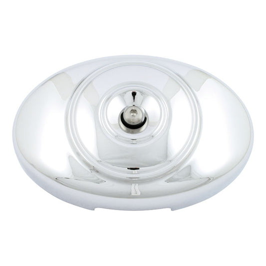 Oval OEM Style Air Cleaner Cover Twin Cam. Chrome