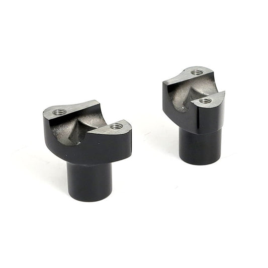 OEM Type Style Risers, Non Threaded. 2" Rise. Black