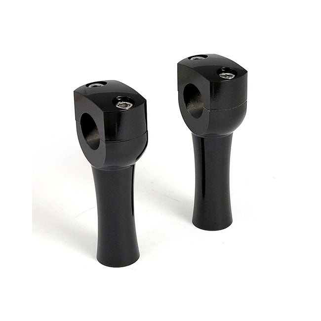 Dighton 4" Domed Risers. Black