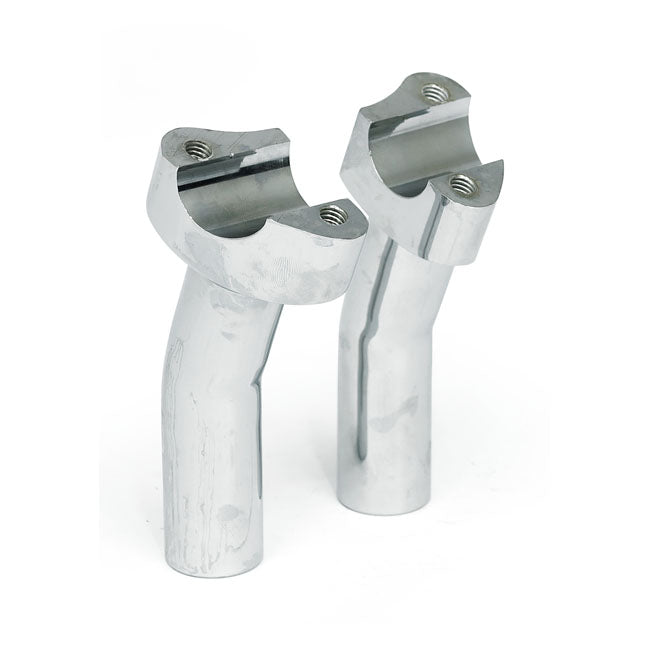 Forged Aluminium Risers Pullback, 4-1/2" Rise. Chrome