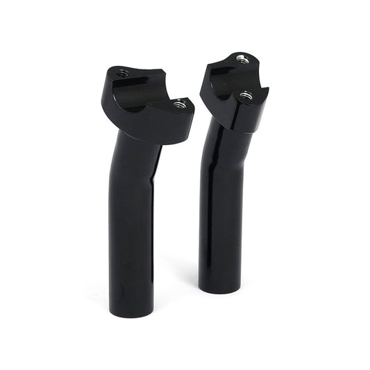 Forged Aluminium Risers Pullback, 5-3/4" Rise. Black