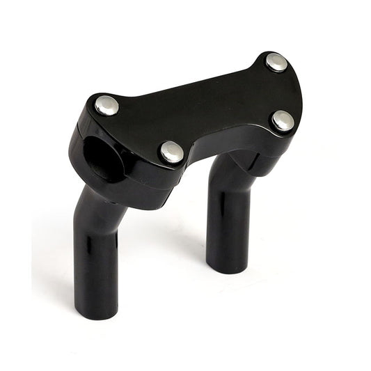 OEM Style Pullback Risers, with Top Clamp. 4.5" Rise. Black