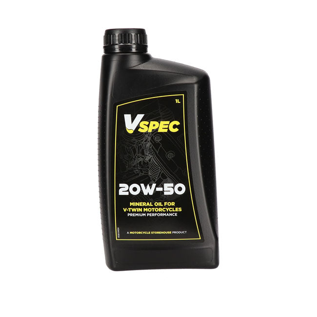 V Spec 20W50 Mineral Motor Oil - 1L bottle - case of 12