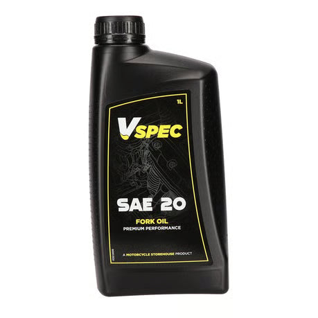 Vspec, SAE 20W fork oil. 1 liter.
