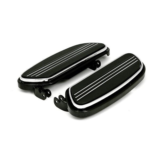 Runway Rider Floorboards, 1" Extended. Black
