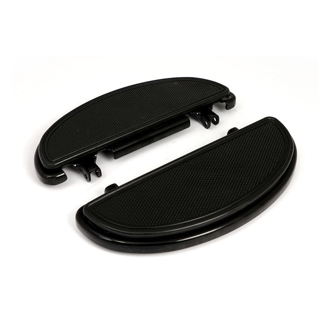 Oval Early Style Floorboards. with Dampers. Black