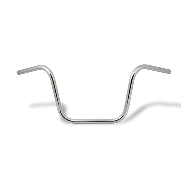 Apehanger Handlebar, 12" Rise, 1" Chrome