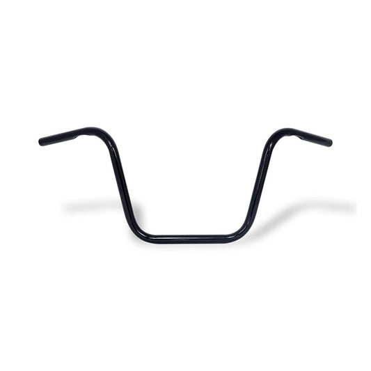 Apehanger Handlebar, 12" Rise, 1" Black