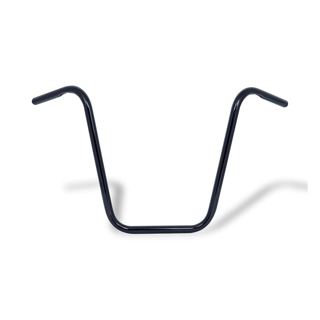 Apehanger Handlebar, 18" Rise, 1" Black