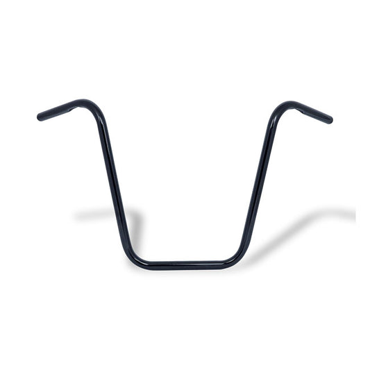 Apehanger Handlebar, 18" Rise, 1" Black