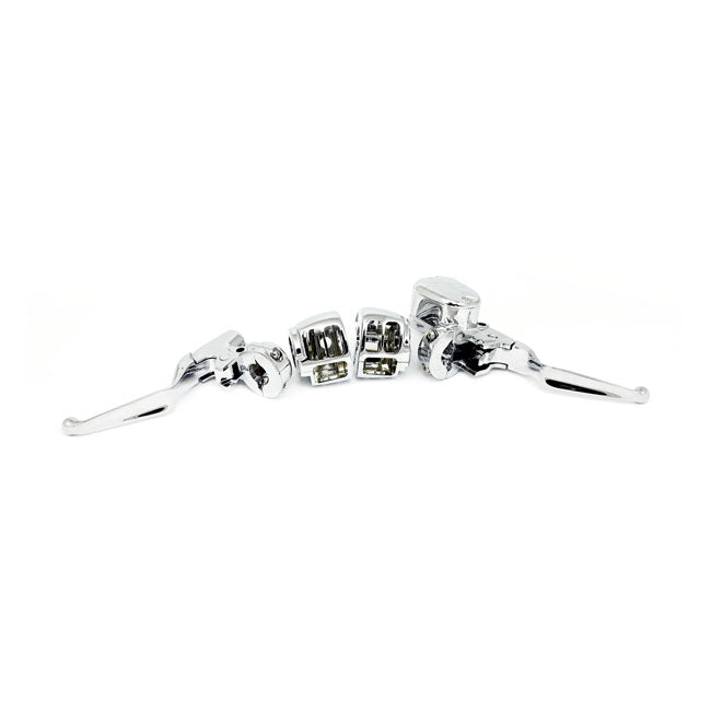 Handlebar Control Kit. Chrome
