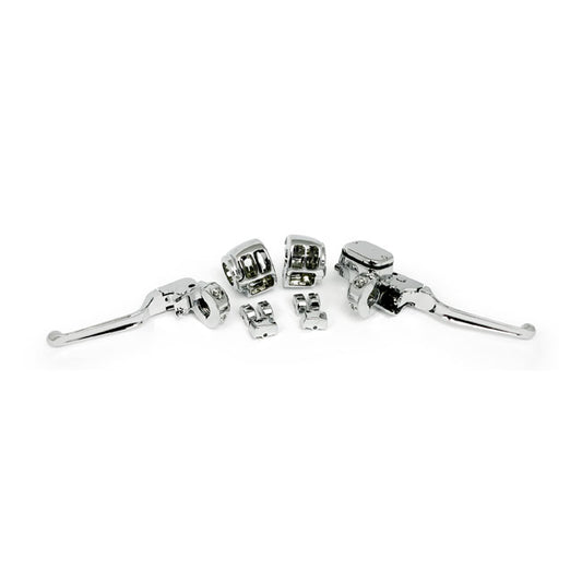 Handlebar Control Kit Chrome 9/16" Bore