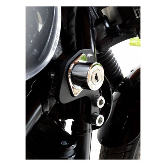 Motone, Ignition Relocation Bracket, RHS. Black