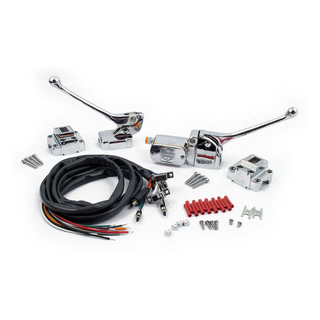 Chrome Handlebar Control Kit