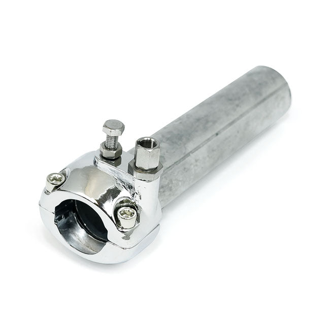 Universal Metal Throttle Grip 1" Handlebars, Chrome