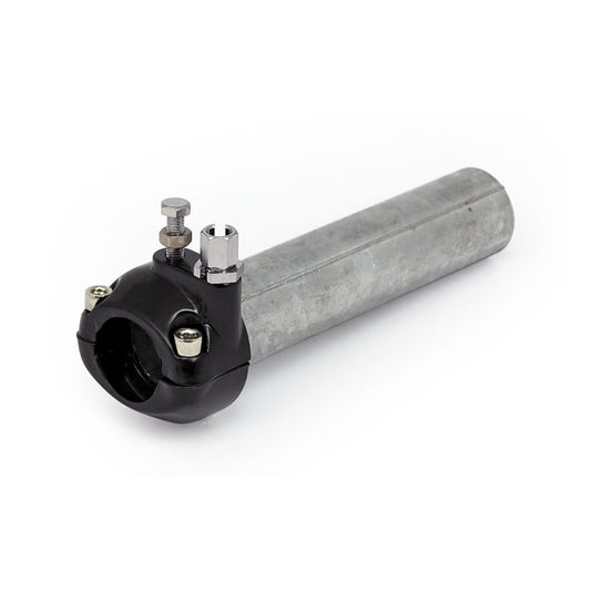 Universal Metal Throttle Grip 1" Handlebars, Black
