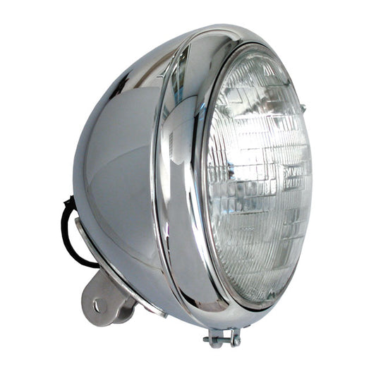 7" H4 Headlamp for FL Models. Chrome