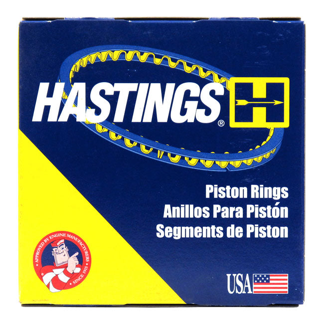 Hastings, 3-5/8" Bore Chr/moly Piston Rings. STD