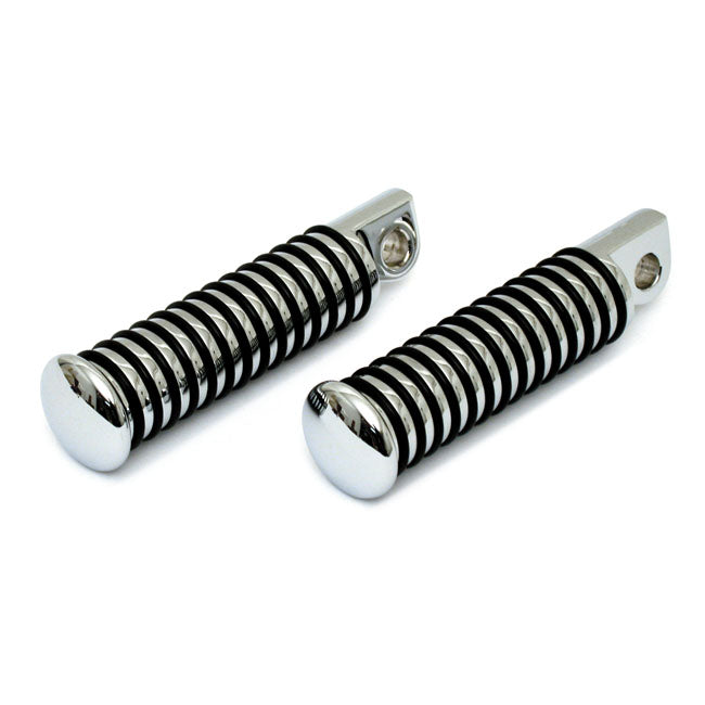 Sundance O-Ring Foot Pegs. Small Diameter. H-D Male Mount