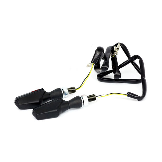 Cob, LED Turn Signal / Running Light Combo. Black
