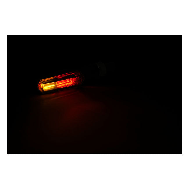 Cob, LED Taillight / Turn Signal Combo. Black